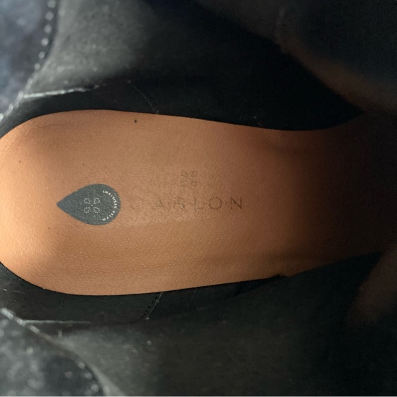 Caslon Jadey Lea Black Leather Lace Up Boots size 9.5 - Picture 8 of 10